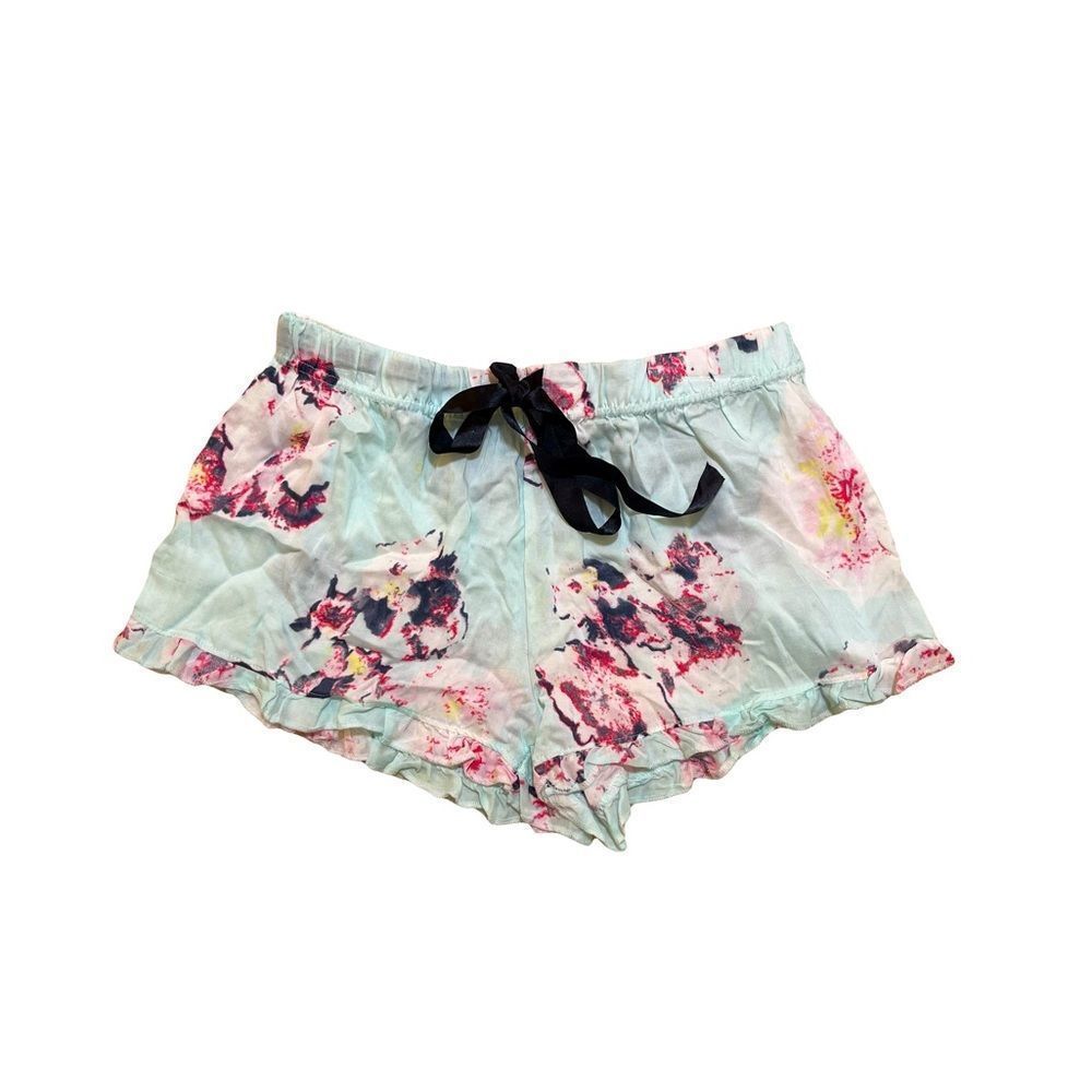 Bobbie Brookes Sleepwear light blue floral shorts